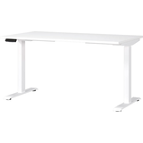 Artikelbild 1 für GERMANIA JET höhenverstellbarer Schreibtisch weiß rechteckig, T-Fuß-Gestell weiß 140,0 x 80,0 cm, Artikelnummer 211787