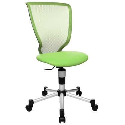 Artikelbild 1 für Topstar Kinderdrehstuhl Titan Junior, 71487 S05 Stoff grün, Gestell silber, Artikelnummer 571618
