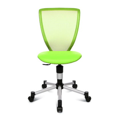 Artikelbild 2 für Topstar Kinderdrehstuhl Titan Junior, 71487 S05 Stoff grün, Gestell silber, Artikelnummer 571618