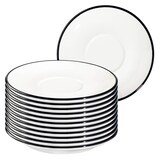 Artikelbild 1 für 12 ID Fine Untertassen Modest Black Lona weiß 15,0 cm, Artikelnummer 633788