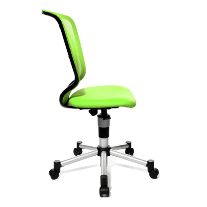 Artikelbild 3 für Topstar Kinderdrehstuhl Titan Junior, 71487 S05 Stoff grün, Gestell silber, Artikelnummer 571618