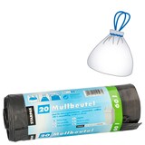 Artikelbild 1 für STARPAK Müllbeutel 60,0 l schwarz 22,0 µm, 20 St., Artikelnummer 515580