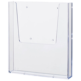 Artikelbild 1 für helit Wandprospekthalter transparent DIN A4, Artikelnummer 463765