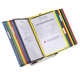 Artikelbild 1 für tarifold Wand-Sichttafelsystem 434309 DIN A4 farbsortiert mit 30 St. Sichttafeln, Artikelnummer 351611