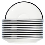 Artikelbild 1 für 12 ID Fine Untertassen Espresso Modest Black Lona weiß 12,0 cm, Artikelnummer 633846
