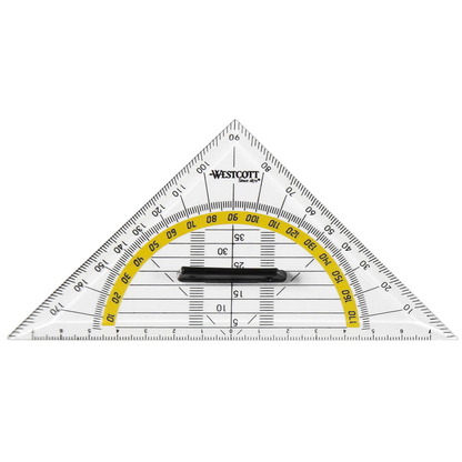 Artikelbild 1 für WESTCOTT Geometrie-Dreieck 16,0 cm, Artikelnummer 303958
