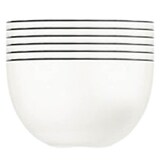 Artikelbild 1 für 6 ID Fine Schalen Modest Black Mesa weiß 13,0 cm, Artikelnummer 634317