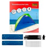 Artikelbild 1 für Idena Strandmuschel Lido, schwarz Kunstfaser, Kunststoff, Artikelnummer 277279