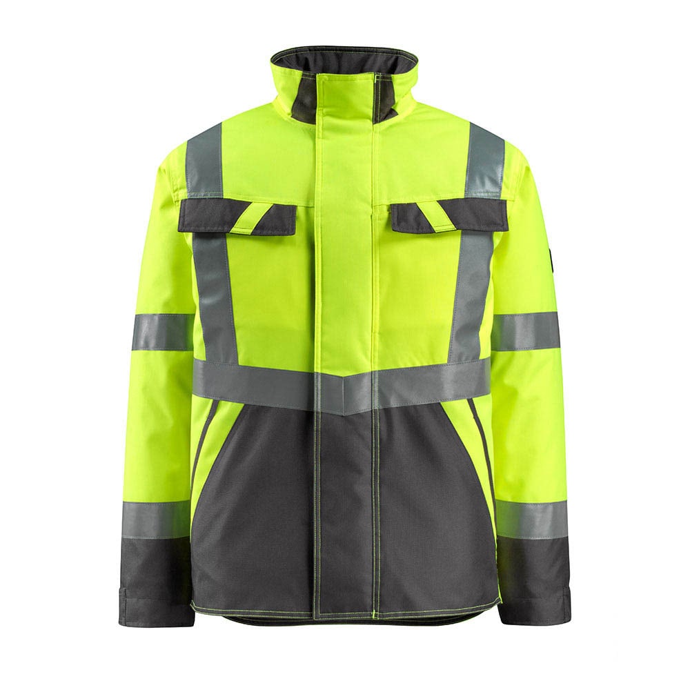 MASCOT® unisex Warnjacke Penrith warngelb, anthrazit Größe M >> büroshop24