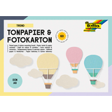 Artikelbild 1 für folia Tonpapier farbsortiert 130/300 g/qm 1 Block, Artikelnummer 822282