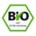 Sechseckiges deutsches Bio-Siegel mit grünem Rand und der Aufschrift „Bio nach EG-Öko-Verordnung“.