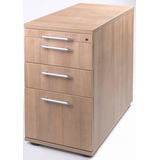 Artikelbild 1 für HAMMERBACHER Prokura Standcontainer nussbaum 4 Auszüge 42,8 x 80,0 x 72,0 - 76,0 cm, Artikelnummer 970848