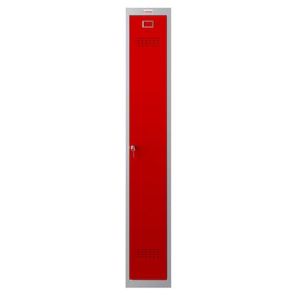 Spind Locker phoenix Spind Locker grau, rot PL1130GRK, 1 Schließfach 30,0 x 50,0 x ...
