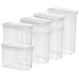 Artikelbild 1 für emsa Vorratsdosen-Set OPTIMA transparent 0,45 / 1,0 / 1,6 / 2,2 l, 1 Set, Artikelnummer 477329