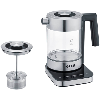 GRAEF Wasserkocher WK350 transparent 1,0 l 2.200 W >> büroshop24