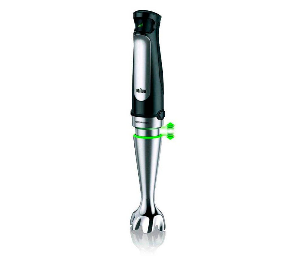Braun MultiQuick 7 MQ 7000X Stabmixer – 1000 Watt, ActiveBlade, Spritzfrei | Inkl. Zerkleinerer-Aufsatz 500 Ml