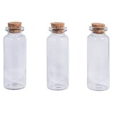 Artikelbild 1 für Rayher Dekogläser transparent mit Korkdeckel 3 St., Artikelnummer 975122