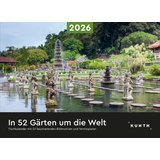 Artikelbild 1 für KUNTH Tischquerkalender 52 Gärten um die Welt 2026, Artikelnummer 575666
