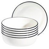 Artikelbild 1 für 6 ID Fine Schalen Modest Black Stolt weiß 17,0 cm, Artikelnummer 633653