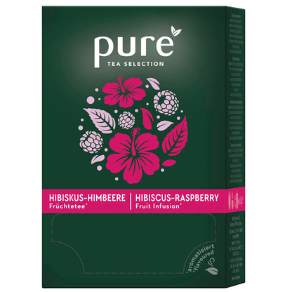 Artikelbild 1 für pure Hibiskus-Himbeere Früchtetee Tee 25 Portionen, Artikelnummer 335602
