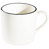 Artikelbild 1 für 6 ID Fine Kaffeebecher Modest Black Alzar weiß 0,3 l, Artikelnummer 634109