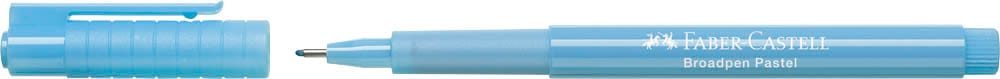 Faber-Castell Fineliner Broadpen 0,8 Mm - Set Da 5 Colori Pastello (Albicocca, Rosa, Turchese, Azzurro, Grigio)