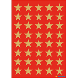 Artikelbild 1 für HERMA Aufkleber 3412 Sterne, gold, 120 Etiketten, Artikelnummer 966416