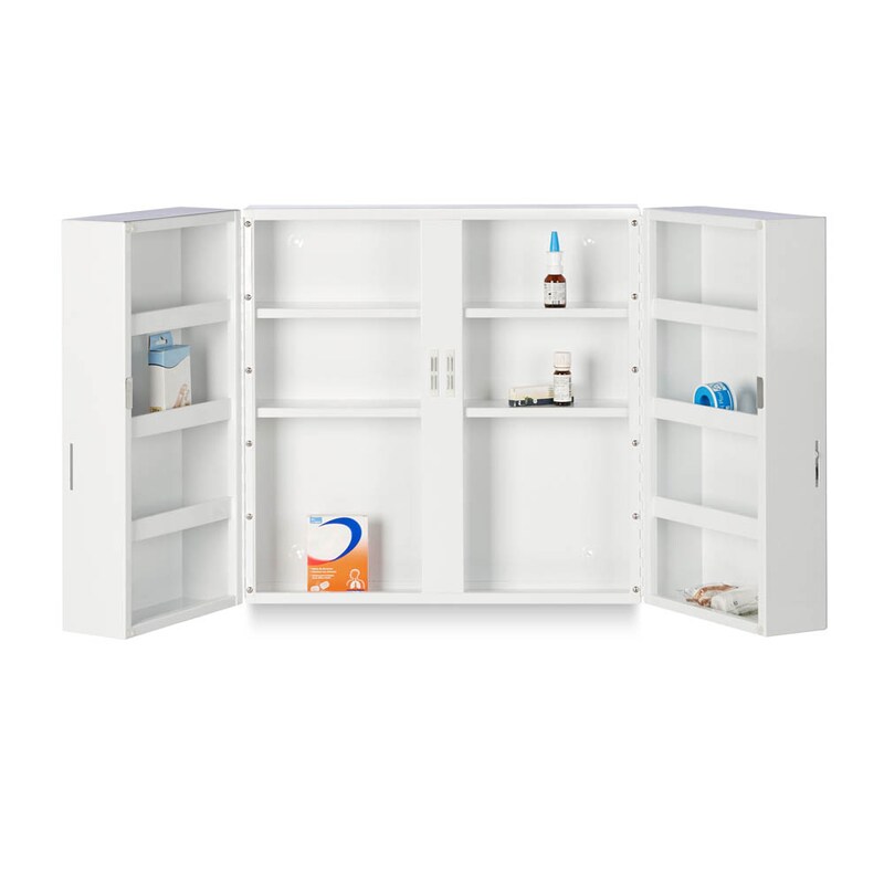 relaxdays Medizinschrank XXL Premium ohne Norm weiß >> büroshop24