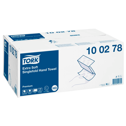 Tork weiche Kosmetiktücher Weiß F1, Premium, 2-lagig, 30 × 100 Blatt, 140280