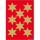 Artikelbild 1 für HERMA Aufkleber 3925 Sterne, gold, 24 Etiketten, Artikelnummer 966432