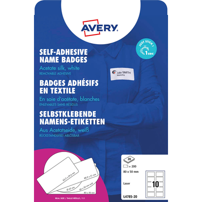 HERMA Namensetiketten 1903 weiß 54,0 x 19,0 mm, 16 St. >> büroshop24