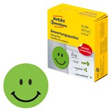 Artikelbild 1 für AVERY Zweckform Bewertungspunkte 3858 Gesicht, grün, 250 Etiketten, Artikelnummer 211617