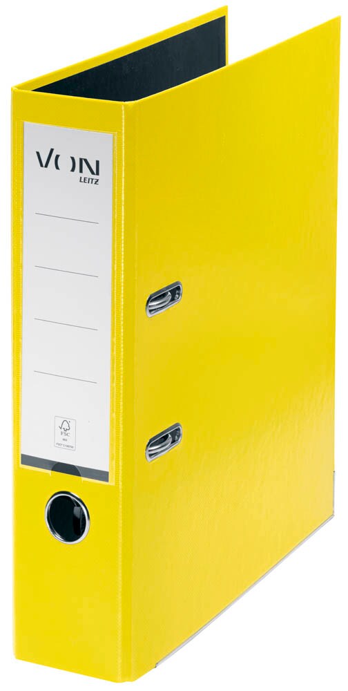 VON LEITZ Ordner Weiß Karton 8,0 Cm DIN A4, 1 St. - Office
