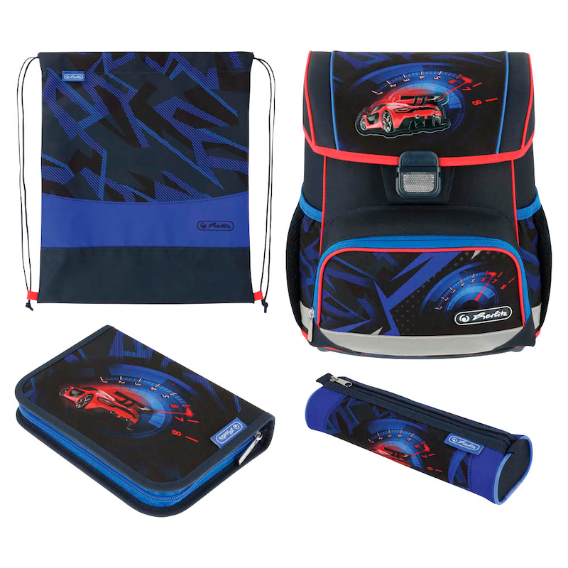 Herlitz Cute Cat Loop Us School Bag Set, 1 Set - Aypolis