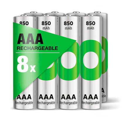 Artikelbild 15 für 8 GP Akkus ReCyko+ Micro AAA 850 mAh, Artikelnummer 255352