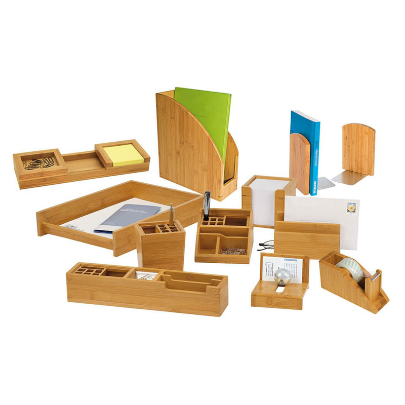 WEDO Buchstnder Bambus braun >> broshop24