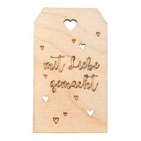 Artikelbild 1 für Rayher Geschenkanhänger natur Holz 