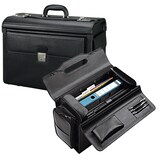 Artikelbild 1 für Alassio Pilotenkoffer VERONA Leder schwarz 49,0 x 24,0 x 35,0 cm, Artikelnummer 188128