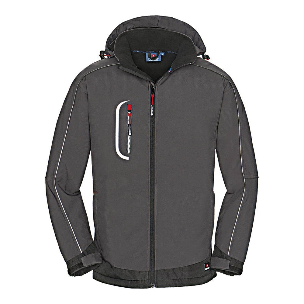 Softshelljacke Herren Grau