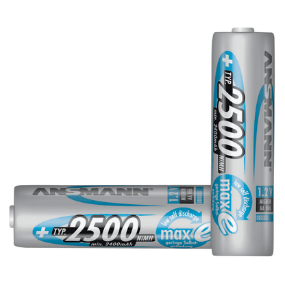 Artikelbild 2 für 4 ANSMANN Akkus Mignon AA 2.400 mAh, Artikelnummer 370171