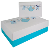 Artikelbild 1 für 2 BUNTBOX Baby Boy M & L Geschenkboxen-Set weiß, Artikelnummer 303984