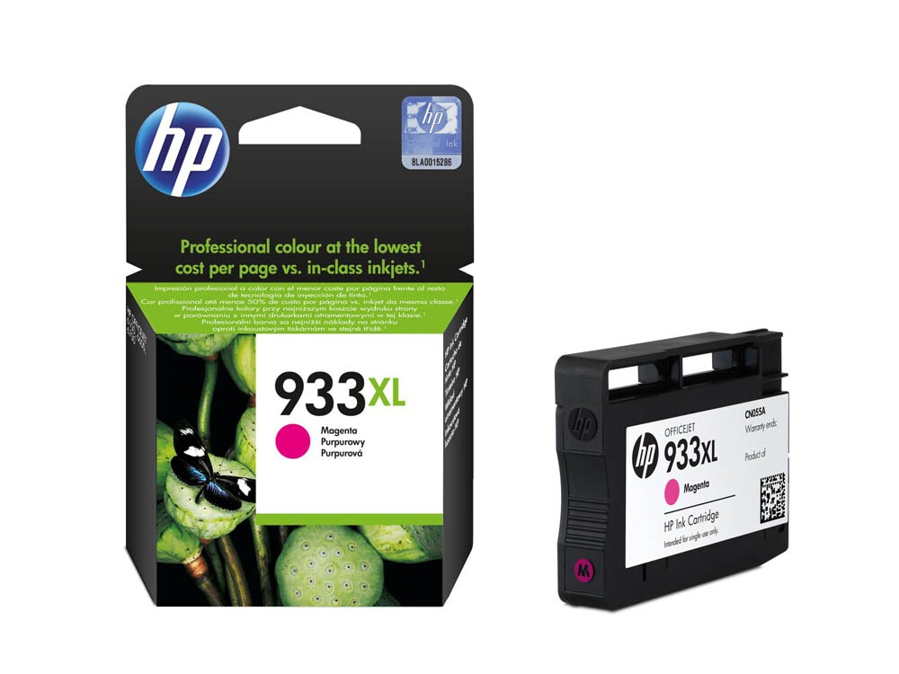 HP 932XL 933XL Original Tintenpatronen – 4er Pack (Schwarz, Cyan, Magenta, Gelb), Für OfficeJet 6600/6700 Drucker