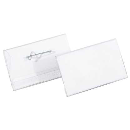 Artikelbild 3 für 100 DURABLE Namensschilder mit Nadel 7,5 x 4,0 cm, Artikelnummer 112193