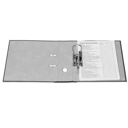 Artikelbild 6 für LEITZ 1080 Ordner schwarz marmoriert Karton 8,0 cm DIN A4, Artikelnummer 652354