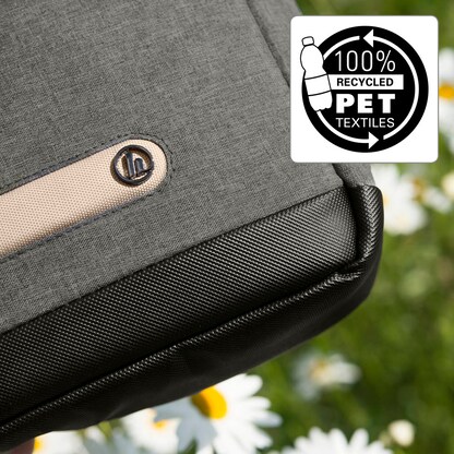 Artikelbild 9 für hama Laptophülle Terra Kunstfaser grau bis 39,6 cm (15,6 Zoll), Artikelnummer 500527