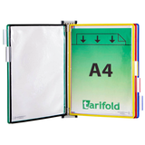 Artikelbild 1 für tarifold Wand-Sichttafelsystem 414159 DIN A4 farbsortiert mit 5 St. Sichttafeln, Artikelnummer 353476