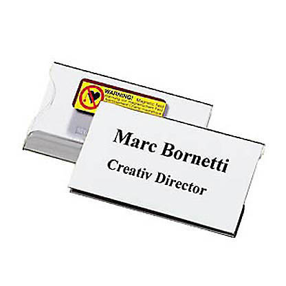 Artikelbild 2 für 25 DURABLE Namensschilder mit Magnet 7,5 x 4,0 cm, Artikelnummer 503284