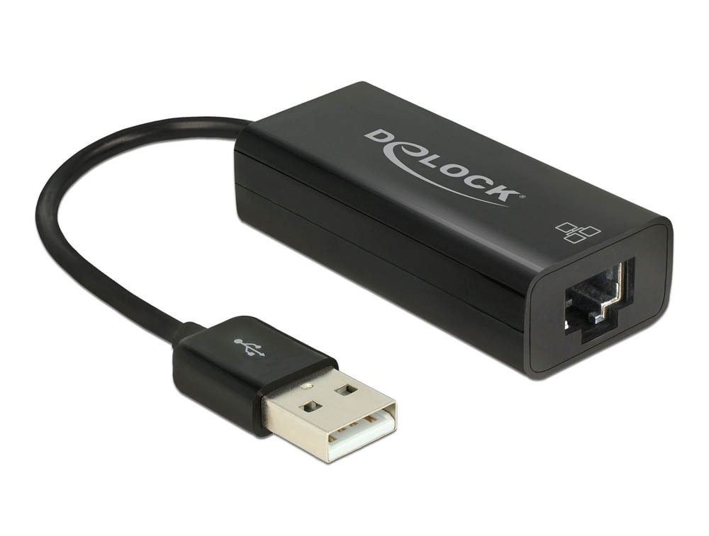 Delock Y-Kabel USB 2.0 A Auf 2x USB A – 0,3m, Schwarz/rot, Für Zusätzliche Stromversorgung Von Geräten
