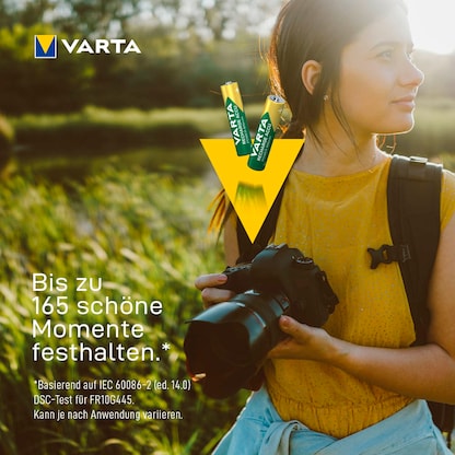 Artikelbild 7 für 4 VARTA Akkus RECHARGE ACCU Power Micro AAA 800 mAh, Artikelnummer 883249