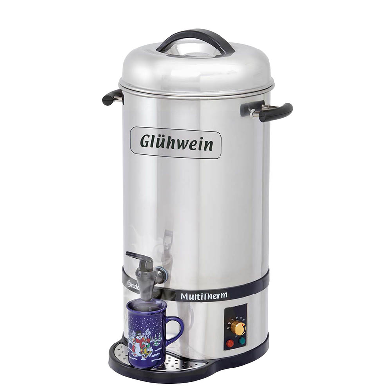 Bartscher Glühweintopf Multitherm silber 20,0 l 2000 W >> büroshop24